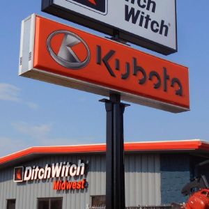 Pylon Sign for Ditch Witch & Kubota Dealership - Kaukauna, WI