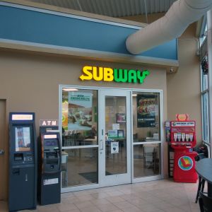 Entry Sign for Subway Restaurant