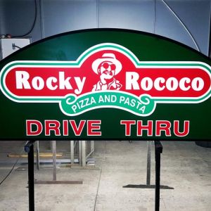Awning Fabrication for Rocky Rococo Restaurant