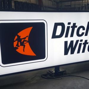Fabrication of Ditch Witch Cabinet Sign