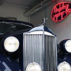 Neon Sign for Collector Car Garage