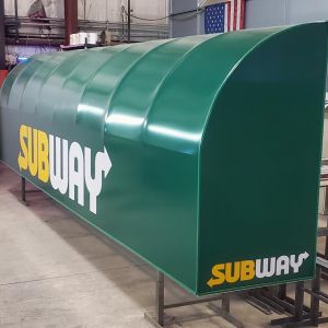 Awning Fabrication for Subway Restaurant