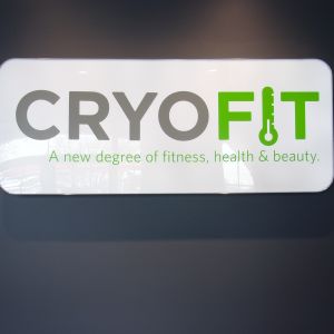 Lighted CryoFit Cryotherapy Interior Sign