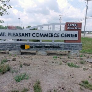 Mt. Pleasant Commerce Center Monument Sign - Mt. Pleasant, WI