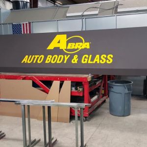 Awning Fabrication for Abra Auto Body & Glass