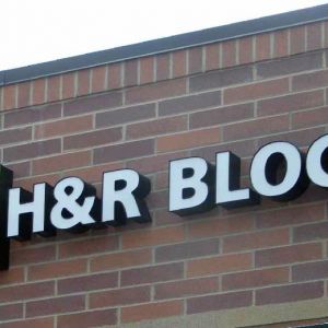Branded Channel Letters for H&R Block