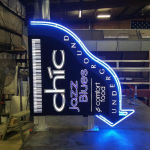 Chic Jazz & Blues Lounge Neon Sign - Milwaukee, WI