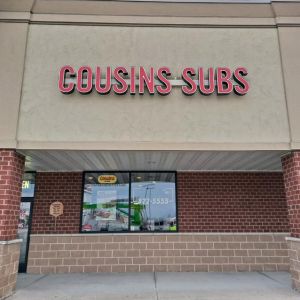 Branded Channel Letters for Cousins Subs