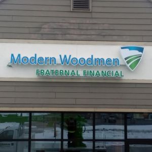 Branded Channel Letters for Modern Woodmen
