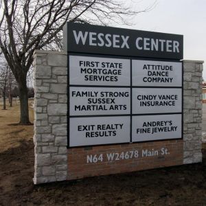 Wessex Business Center Monument Sign - Sussex, WI 