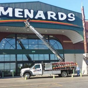 Installation of Menards Channel Letters