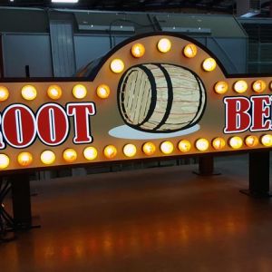 Fabrication of Root Beer Stand Cabinet Sign