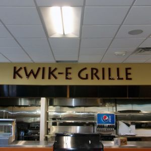 Kwik-E-Grille Food Court Sign