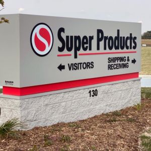 Super Products Vacuum Trucks Monument Sign - Mukwonago, WI