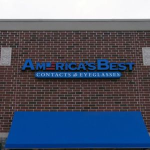 Branded Channel Letters for America's Best Contact & Eyeglasses