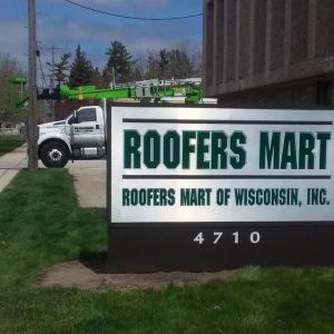 Roofers Mart of Wisconsin Monument Sign - Milwaukee, WI
