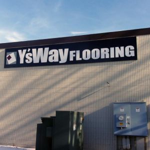 Y's Way Flooring Cabinet Sign - Watertown, WI