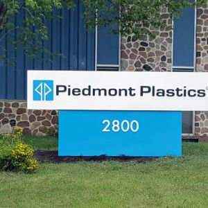 Piedmont Plastics Monument Sign - New Berlin, WI