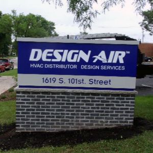 Design Air HVAC Monument Sign - West Allis, WI
