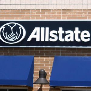 Allstate Insurance Cabinet Sign
