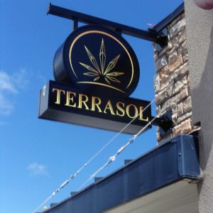 TerraSol Dispensary Cabinet Sign - Menomonee Falls, WI