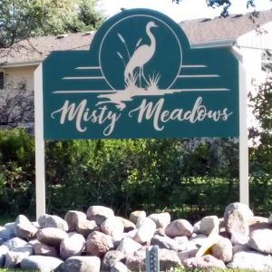 Misty Meadows Monument Sign