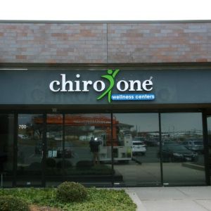 Chiro One Wellness Center Channel Letters