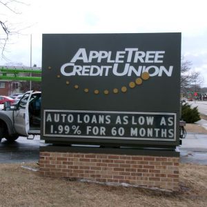 AppleTree Credit Union Monument Sign - West Allis, WI
