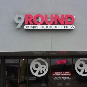 9 Round Kickbox Fitness Channel Letters