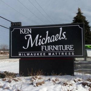 Ken Michaels Furniture Monument Sign - Greenfield, WI