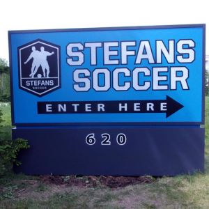 Stefans Soccer Complex Monument Sign - Madison, WI 
