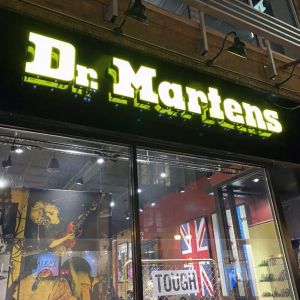 Dr. Martens Shoes Channel Letters