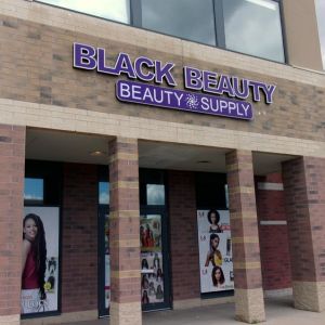 Black Beauty Supply Channel Letters - Milwaukee, WI